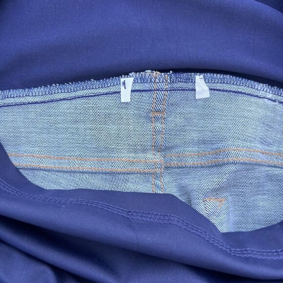 PinkBlush Kancan Women Size XL Maternity Jeans Denim Shorts Blue Distressed - Picture 16 of 16